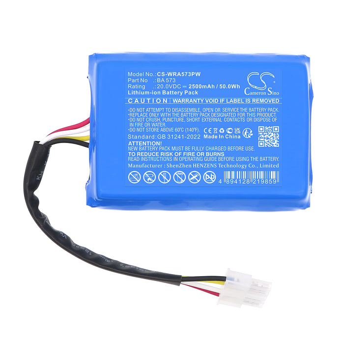 Mowox RM 1000 WiU-SN RM 500 WIU-SN RM 700 BTU-SN RM 900 WiU-SC 2500mAh Lawn Mower Replacement Battery