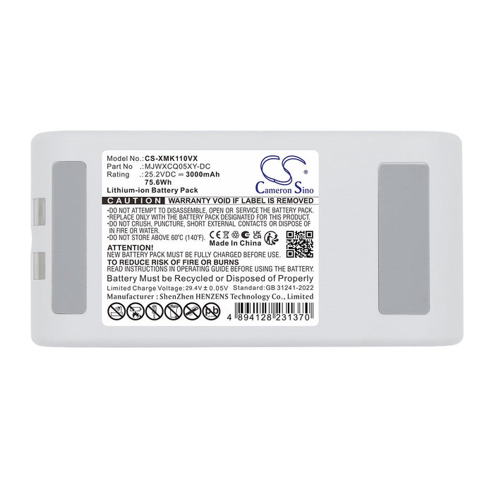 Xiaomi Mijia K10 Pro Mijia G11 Vacuum Replacement Battery