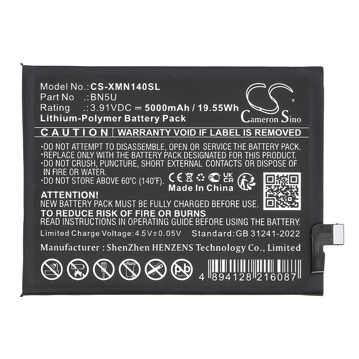 Redmi Note 14 5G Mobile Phone Replacement Battery