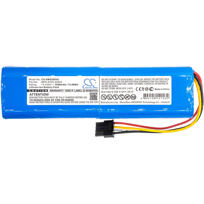 Roborock S552 S552-00 1C Q7 Max Q7 Max+ S5 S5 Max S6 S6 Max S6 Pure S7 S7 Max S7 MaxV S7 MaxV Plus S7 MaxV Ultra S5 5200mAh Vacuum Replacement Battery