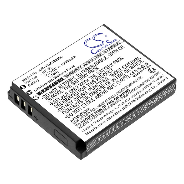 Minolta MND20,MND23 Camera Replacement Battery