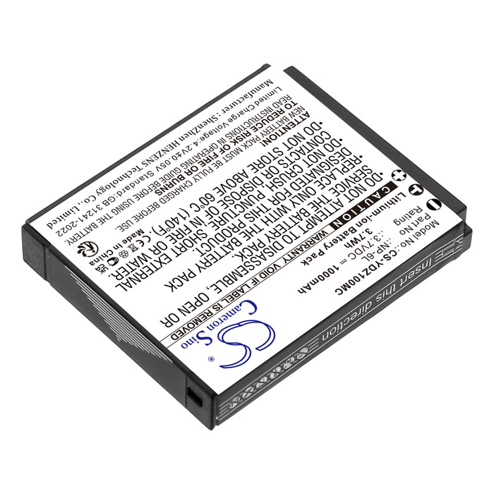 Minolta MND20,MND23 Camera Replacement Battery