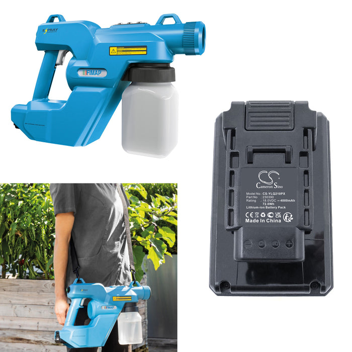 YILI YLQ2010D-B 4000mAh Power Tool Replacement Battery