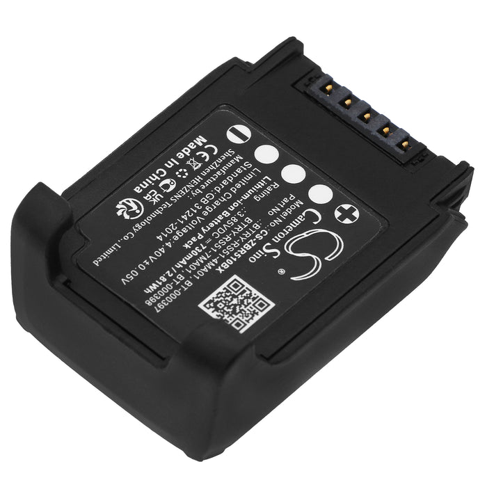 Zebra RS51,RS5100,RS5100 Ring Scanner,RS5100 2D Bluetooth Ring Scanner Barcode Replacement Battery