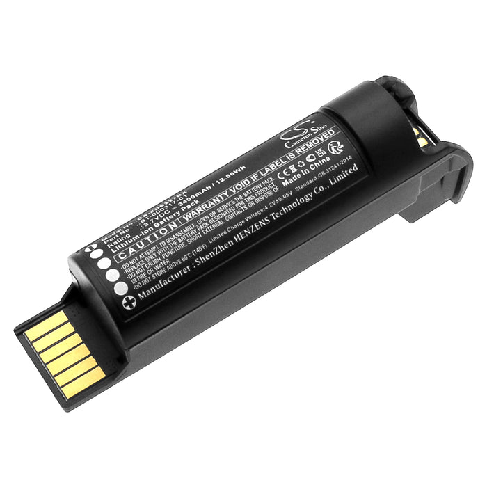 Zebra DS2278 DS22 DS2278SR CR2278 Delfiscan M81 DS2208 DS2278-HC CR2278-PC 3400mAh Barcode Replacement Battery