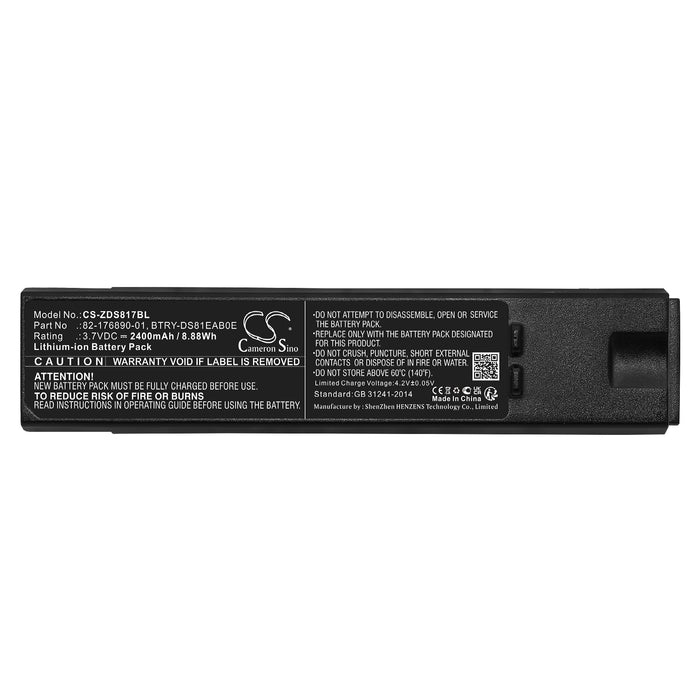 Zebra DS8100 DS8170 DS8178 Barcode Replacement Battery