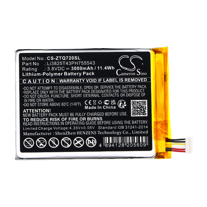 ZTE V72M Home Security Digital Life Controller Alarm Replacement Battery