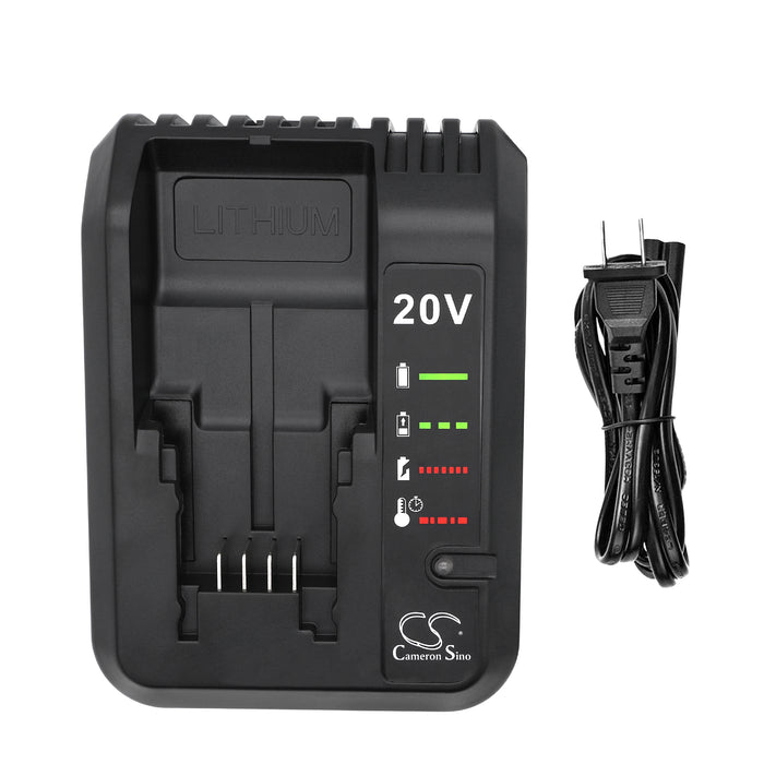 Porter Cable PCC600 PCC601 PCC601LA PCC620B PCC620LB PCC620LBR PCC640 PCC640B PCC641 PCC650B PCC650 mAh Power Tool Battery Charger Replacement Battery