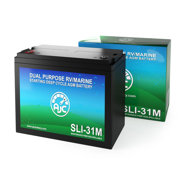 AJC Battery Compatible with Kohler 120RMO Electric Plant 12V 100Ah Generator Battery