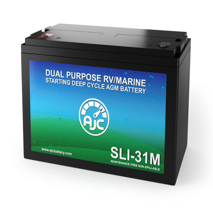 AJC Battery Compatible with Kohler 120RMO Electric Plant 12V 100Ah Generator Battery