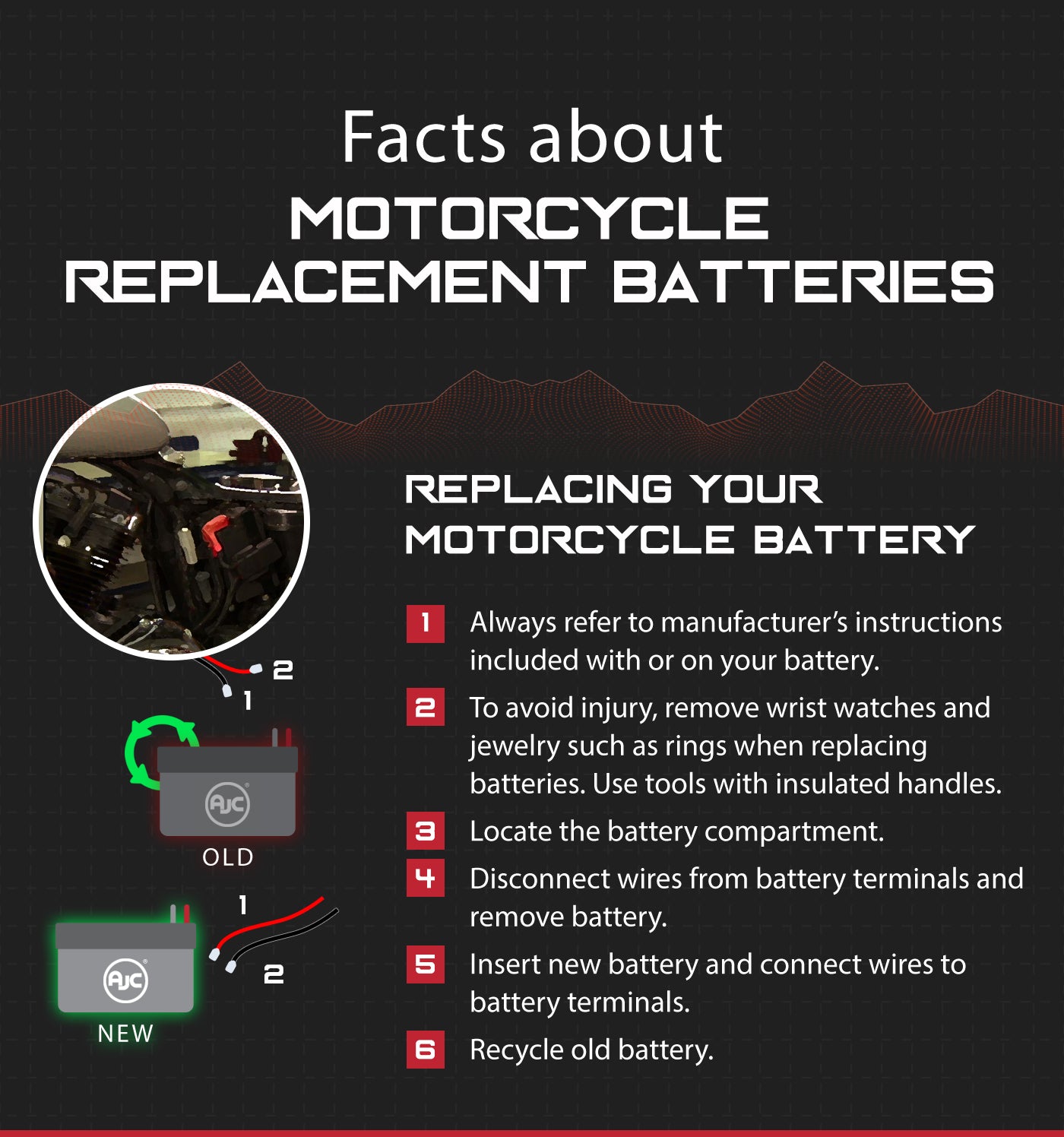 Replacing Your Motorcycle Battery