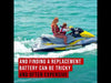 AJC Pro Battery Compatible with Yamaha FX SVHO 1800CC Personal Watercraft Battery (2014)