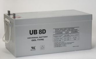 UPG GEL 12V 250Ah Sealed Lead Acid - GEL Battery - L4
