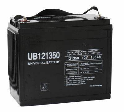 UPG 12V 135Ah Sealed Lead Acid - AGM - VRLA Battery - I6