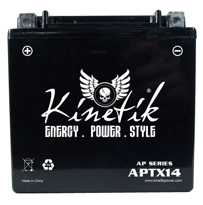 BMW K1200R, S 1200cc Motorcycle Replacement Battery (2005-2009)