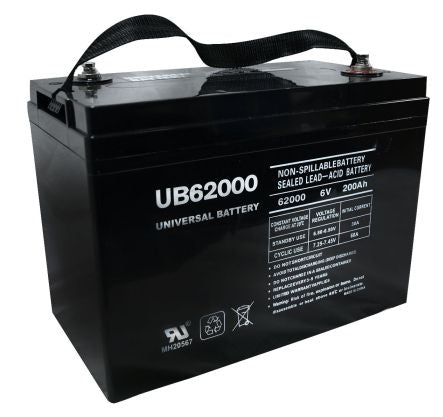 UPG 6V 200Ah Sealed Lead Acid - AGM - VRLA Battery - I4