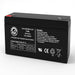Emergi-Lite KSM27 6V 10Ah Emergency Light Replacement Battery