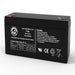 Emergi-Lite DSE18 6V 12Ah Emergency Light Replacement Battery