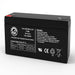 Teledyne RSC6G16 6V 12Ah Emergency Light Replacement Battery