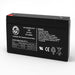 Toyo 3FM8 6V 7Ah Sealed Lead Acid Replacement Battery