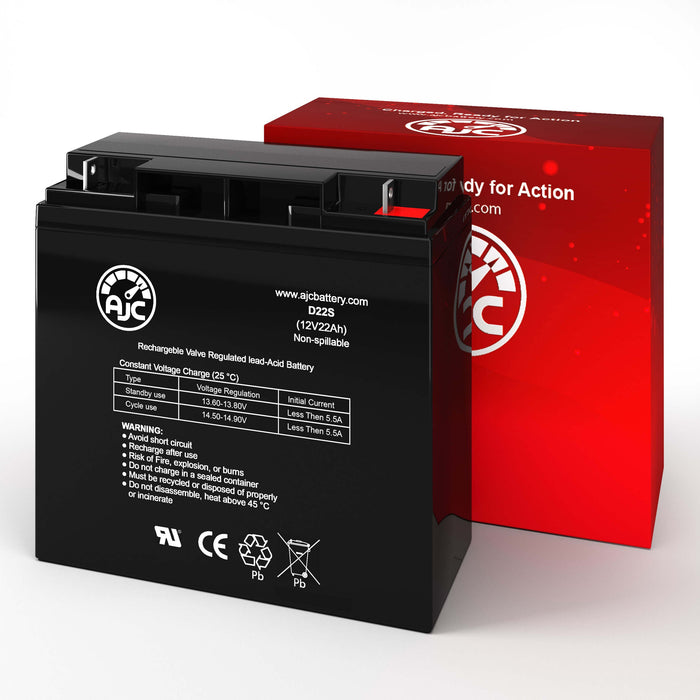 Shoprider Start 8 GK9 12V 22Ah Mobility Scooter Replacement Battery-2
