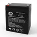 President PE0608 12V 5Ah Sealed Lead Acid Replacement Battery