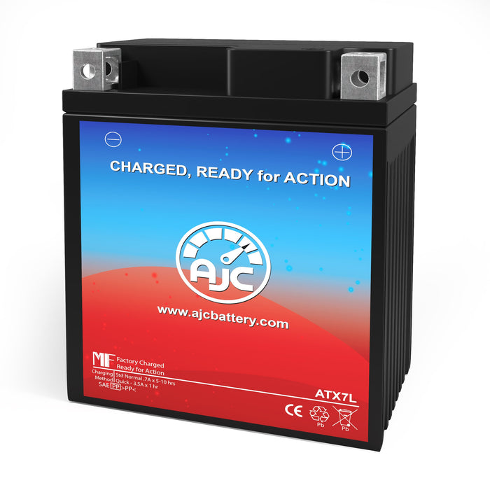 SigmasTek STX7L-BS Powersports Replacement Battery
