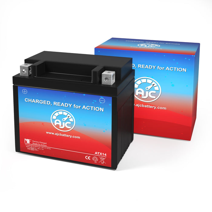 Apex Battery APX14-BS Powersports Replacement Battery