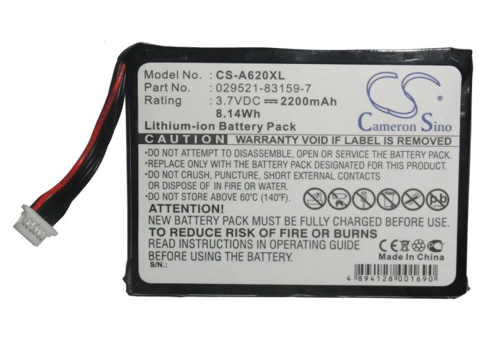 Asus Mypal A620 Mypal A620BT Mypal A620G 2200mAh PDA Replacement Battery-5