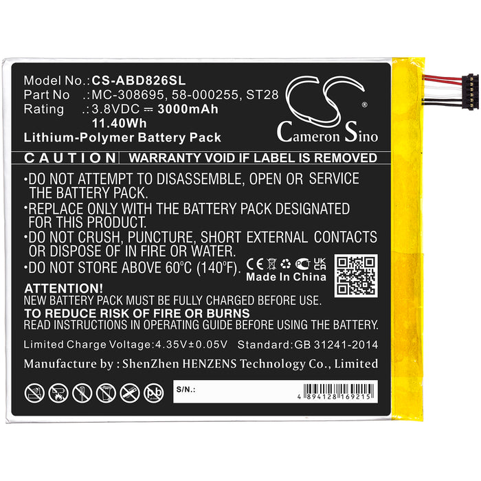 Amazon Kindle Fire 2019 9th Generatio Kindle Fire M8S26G Tablet Replacement Battery-3