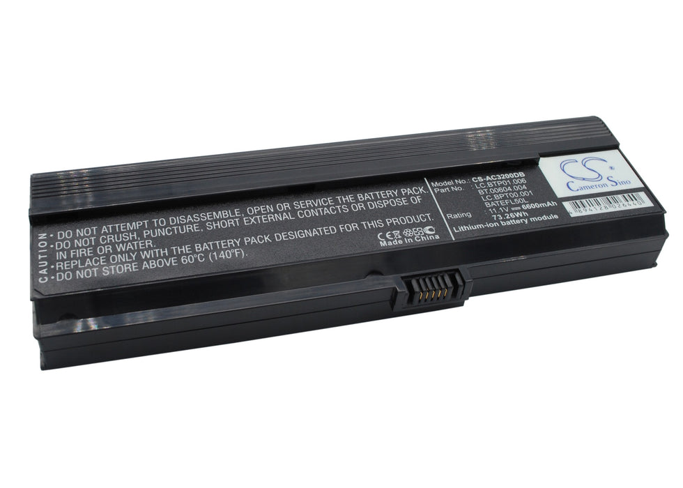 Acer Acer TravelMate 3000 AS36802682 Aspire 3000 Aspire 3030 Aspire 303x Aspire 3050 Aspire 3050-1733  6600mAh Laptop and Notebook Replacement Battery-2