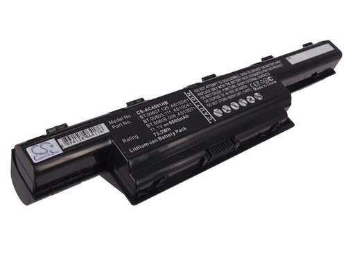 Packard Bell Easynote LM81 Easynote LM82 E 6600mAh Replacement Battery-main