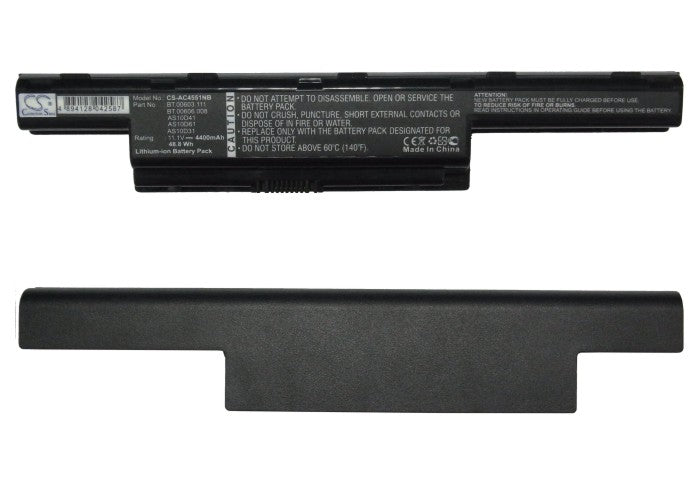 Gateway NS41I NS51I NV4900 NV49C NV49C13C NV50A NV51B NV53 NV5331U NV5337U NV5378U NV5387U NV53A NV53A 4400mAh Laptop and Notebook Replacement Battery-5