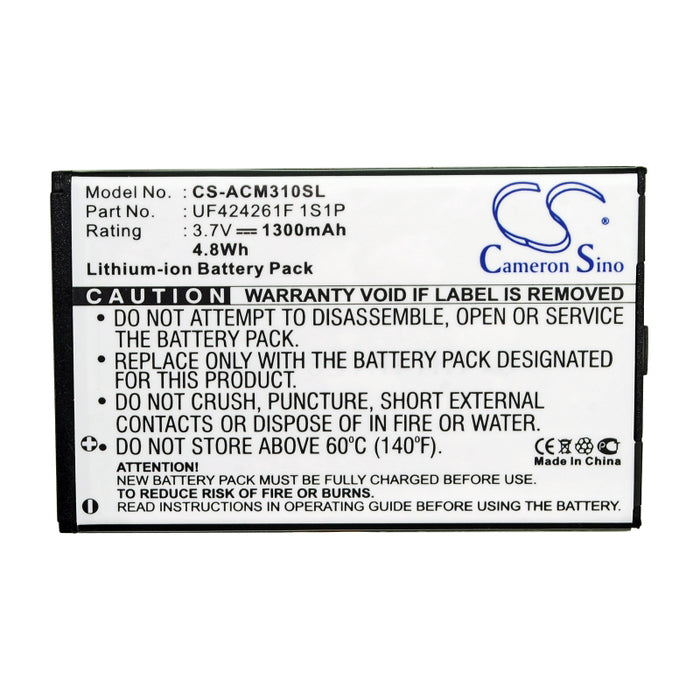 Acer Allegro M310 W4 PDA Replacement Battery-5
