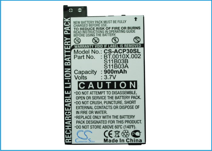 Acer neoTouch P300 P300 Mobile Phone Replacement Battery-5