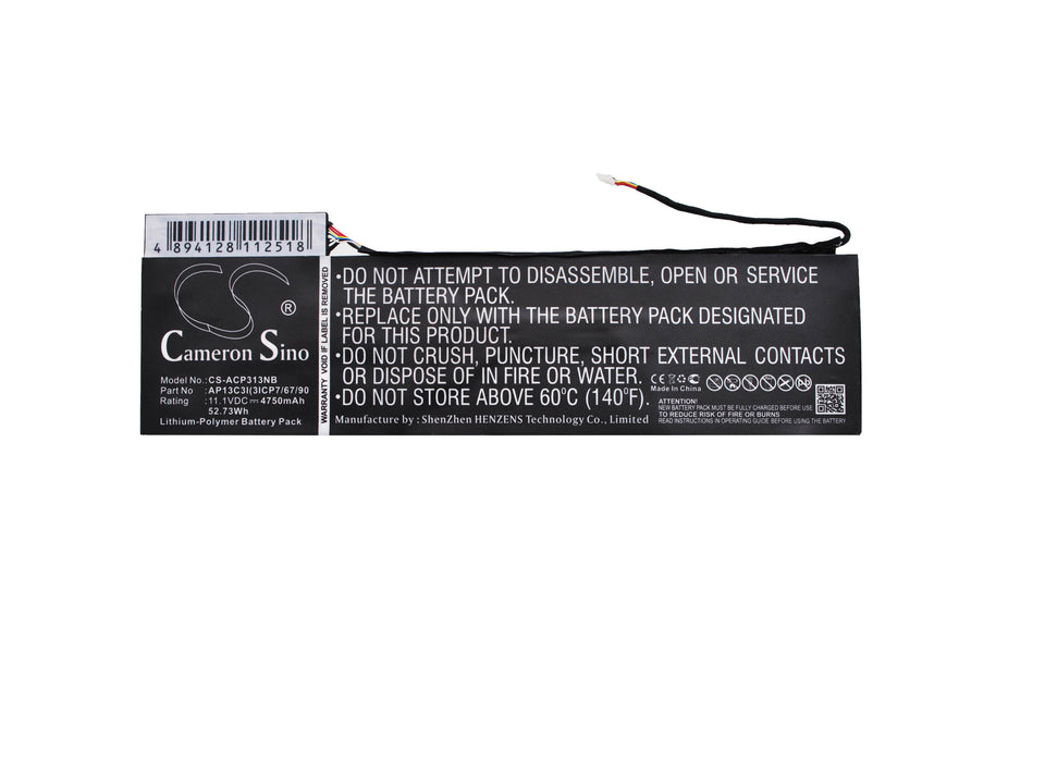 Acer Aspire P3-131 Aspire P3-131-4602 Aspire P3-131-4833 Laptop and Notebook Replacement Battery-5