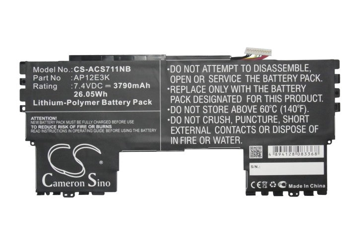 Acer Aspire Aspire S7 11in Aspire S7 Ultrabook IPS Aspire S7-191 Laptop and Notebook Replacement Battery-5