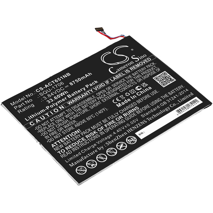 Acer N50 N50 Premum N50+ Tablet Replacement Battery