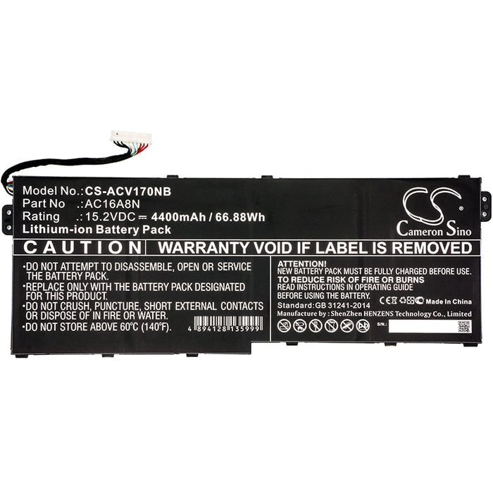 Acer Aspire V17 Nitro Aspire V17 Nitro BE VN7-791G-792A VN7-792G VN7-792G-74Q4 VN7-793G VN7-793G-706L Laptop and Notebook Replacement Battery-3