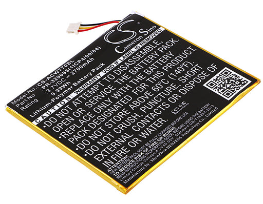 Acer Iconia One 7 B1-770 Replacement Battery-main