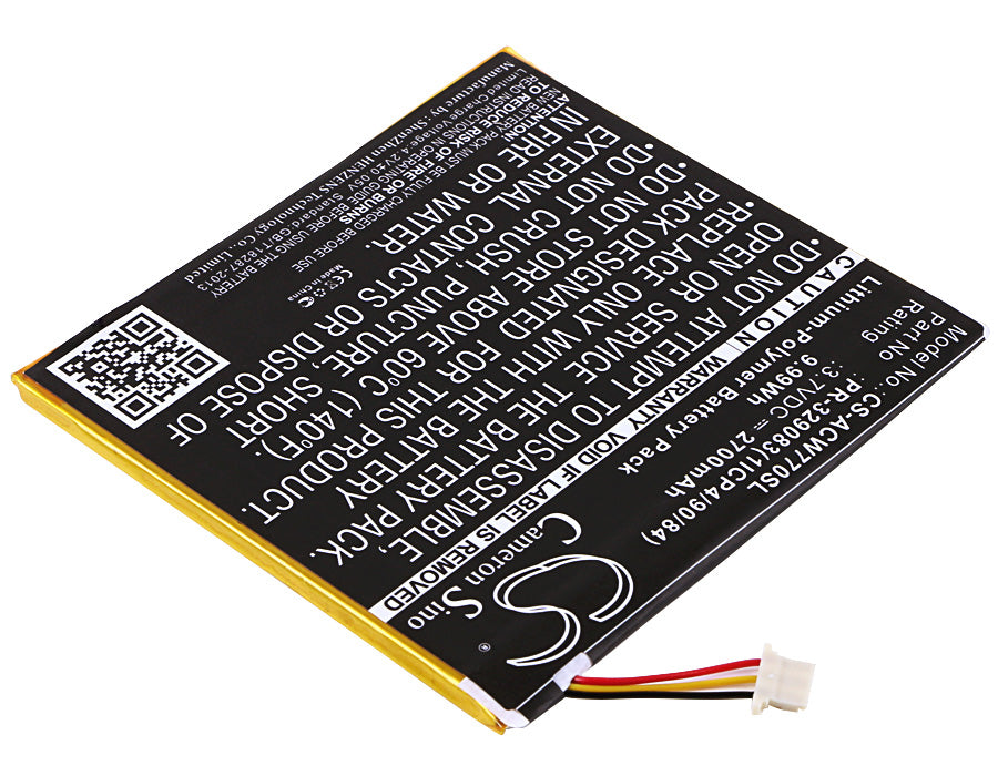 Acer Iconia One 7 B1-770 Tablet Replacement Battery-2