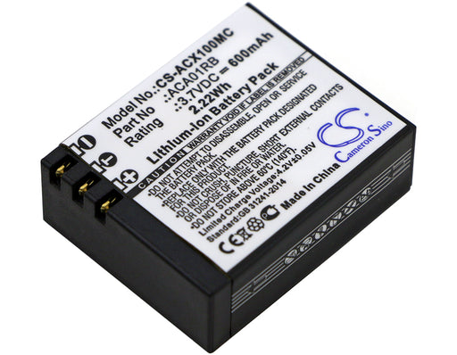 Activeon CX CX Gold CX HD Replacement Battery-main