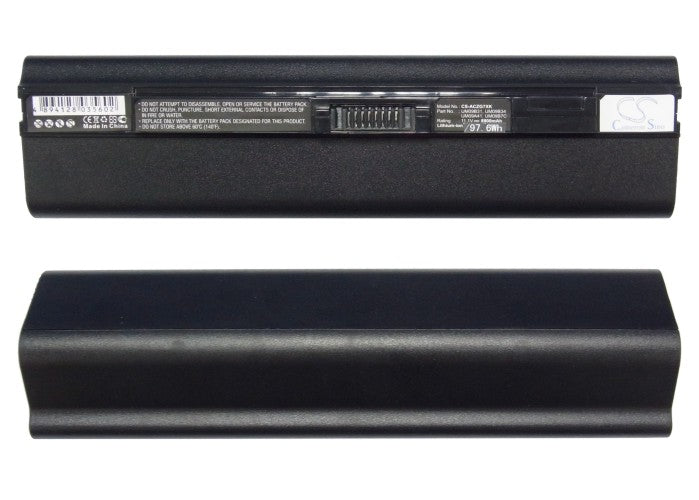 Acer Aspire One 531 Aspire One 751 Aspire One 751-Bk23 Aspire One 751-Bk23F Aspire One 751-Bk26  8800mAh Black Laptop and Notebook Replacement Battery-5