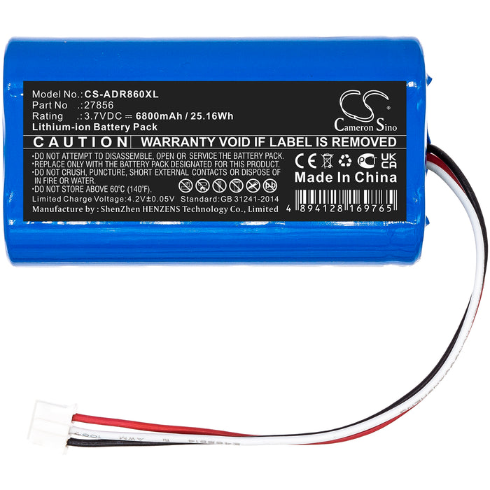 Albrecht DR 855 DR 860 DR855 DR860 6800mAh DAB Digital Replacement Battery-3