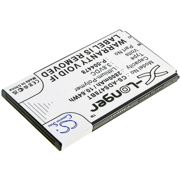 ADT Command Secondary Color Touchs Alarm Replacement Battery-6