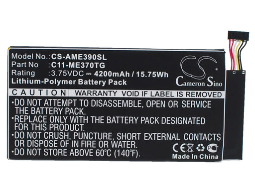 Asus ME370TG Replacement Battery-main