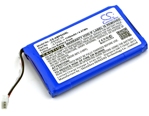 AMX Mio Modero remote controls RS634 Replacement Battery-main