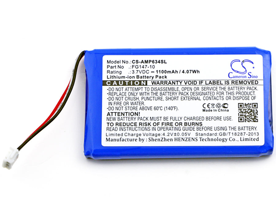 AMX Mio Modero remote controls RS634 Replacement Battery-3