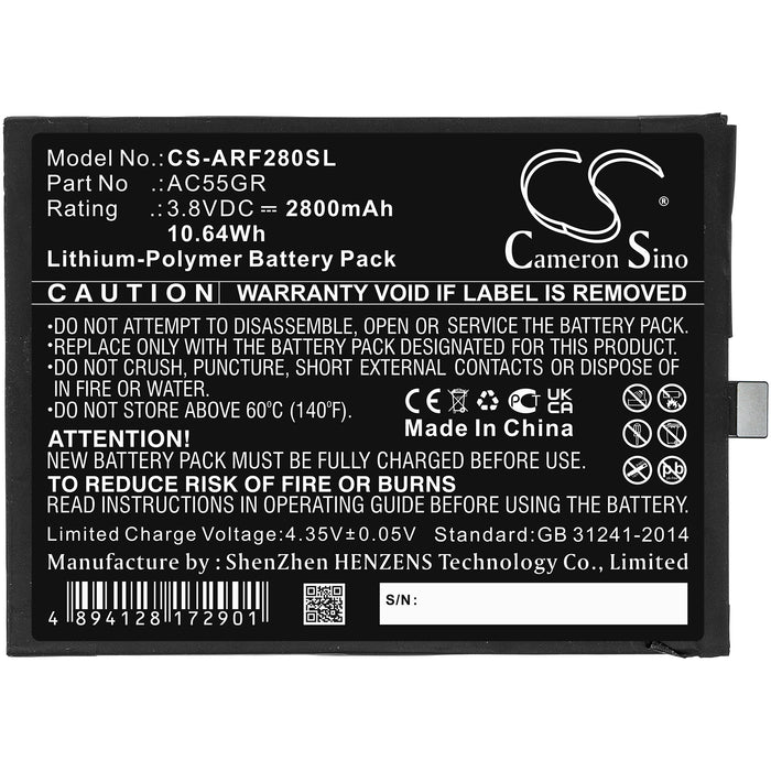 Archos 5.5 Hero V3 BSF28 Mobile Phone Replacement Battery-3