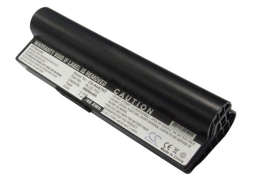 Asus Eee PC 701SD Eee PC 701SDX Eee  Black 6600mAh Replacement Battery-main